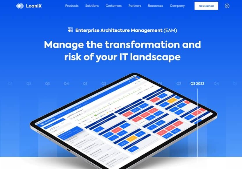Gestion de l'architecture d'entreprise Comparaison des outils d'architecture d'entreprise : LeanIX